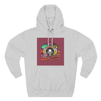 Psychedelic Mushroom Hoodie — 'Drugsevents' Retro Mushroom Graphic Fleece Hoodie