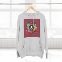 Psychedelic Mushroom Hoodie — 'Drugsevents' Retro Mushroom Graphic Fleece Hoodie